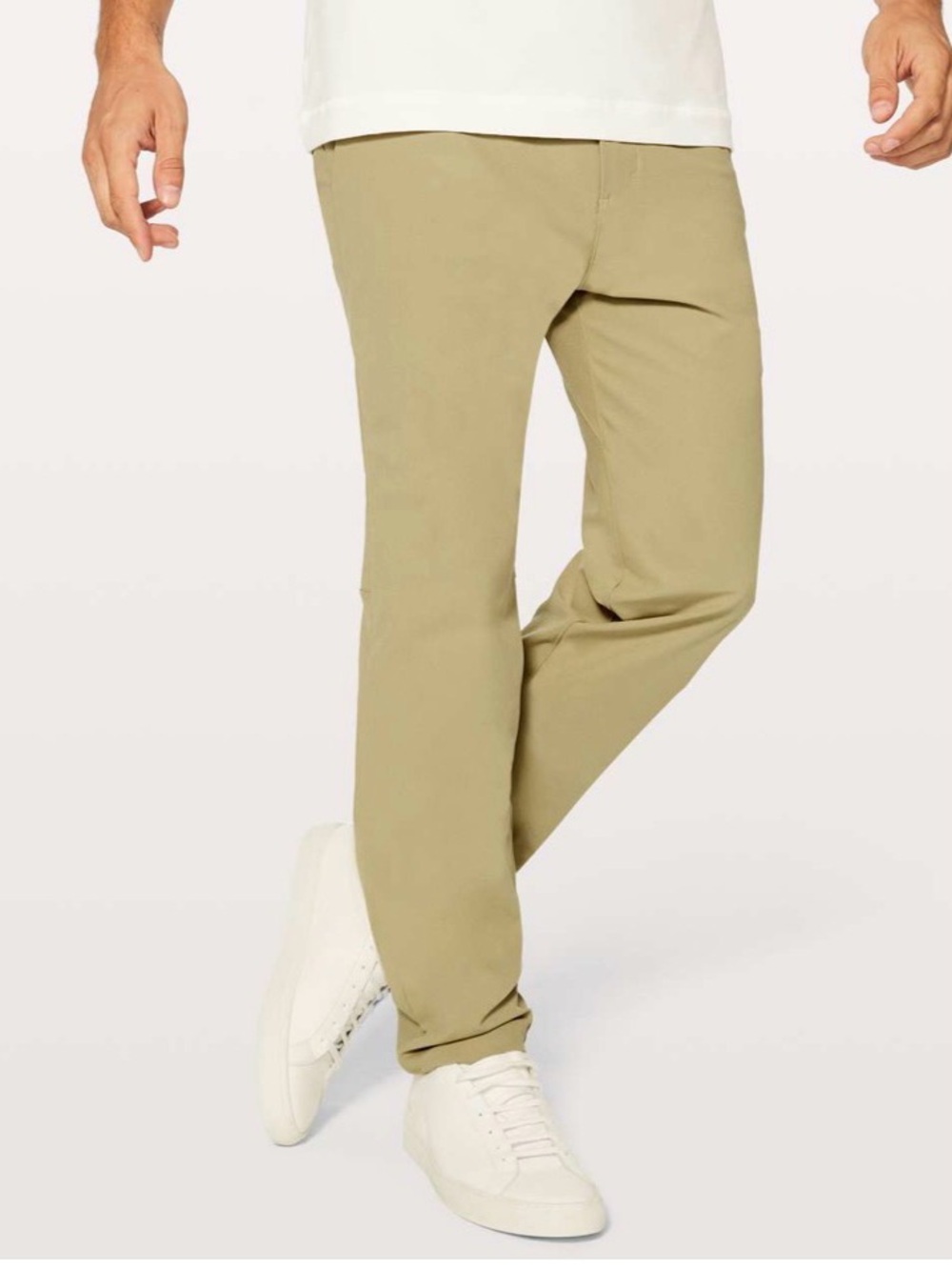 Lululemon Commission Pant Slim *Warpstreme size 33 waist tan khaki Athleisure